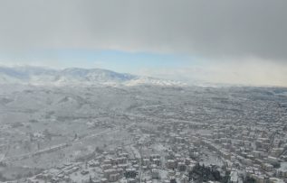 Batı Karadeniz’de kar manzarası hayranlık uyandırıyor