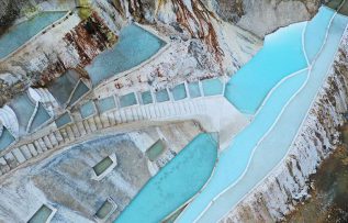 Göksu travertenleri Giresun’un Pamukkale’si olacak