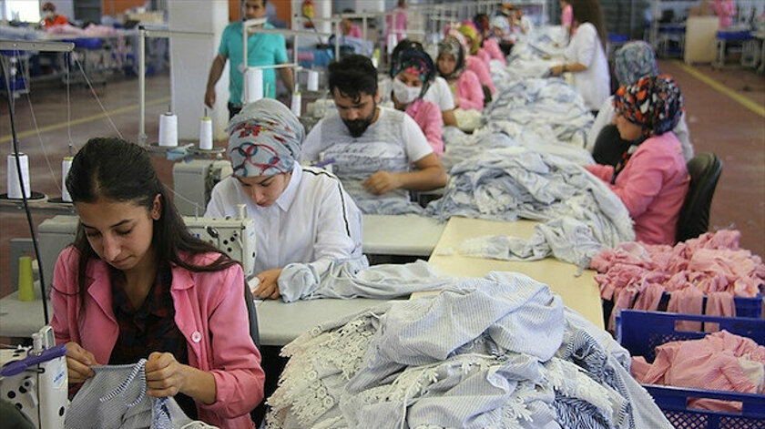 Hazır giyim ve tekstil sektöründe istihdam 1 milyon kişiyi aştı