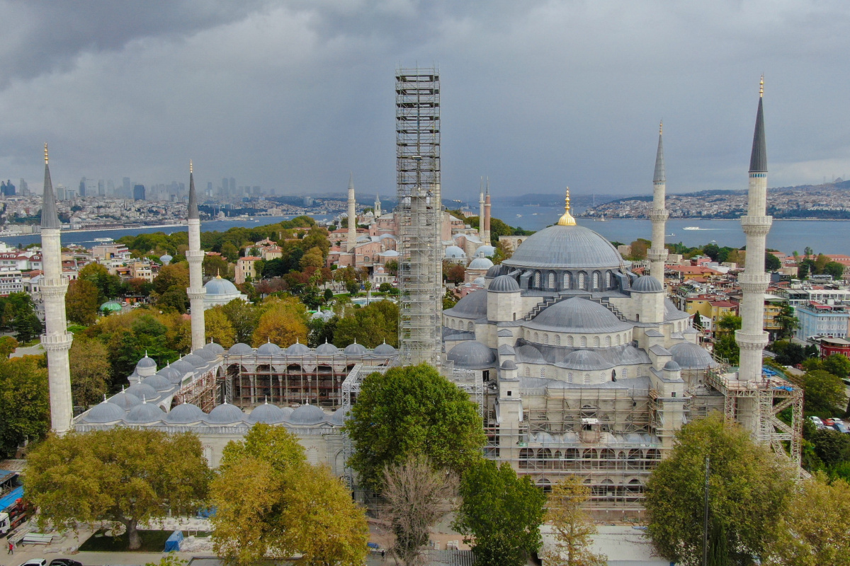 Sultanahmet Camisi’nin en kapsamlı restorasyonu tamamlanıyor