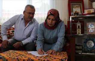 ‘Can Azerbaycan’a mektup’ kampanyasına ilk mektup şehit ailesinden