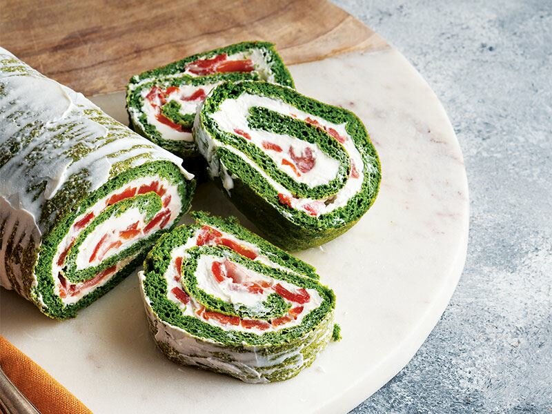 Glutensiz Ispanaklı Rulo Salata