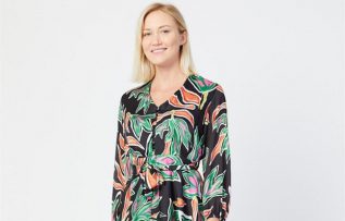 JOVENNA / Kadın Renkli Çiçekli Elbise