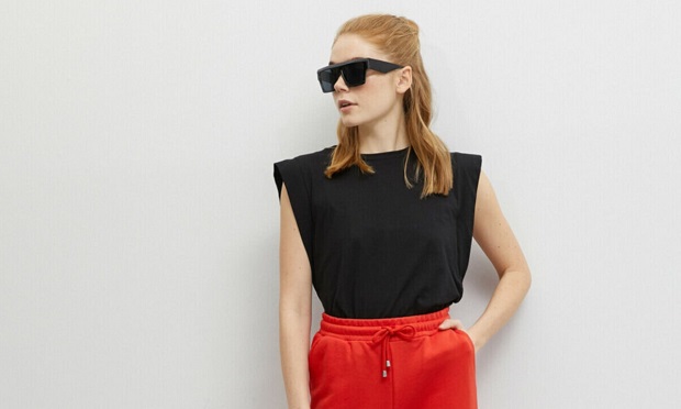 Koton / Kadın Kırmızı Cepli Eşofman Altı