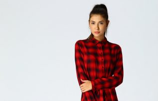 LİMON COMPANY / Kareli Gömlek Elbise