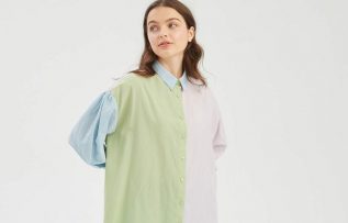 Manuka / Lila Çok Renkli Gömlek
