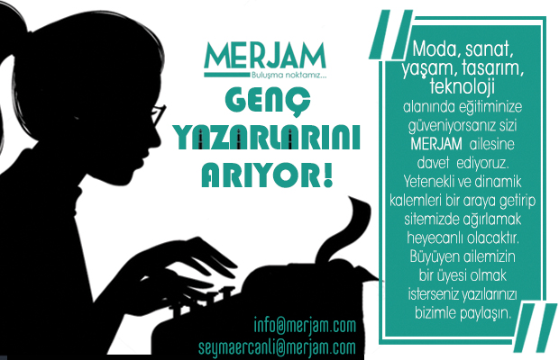 Merjam, genç yazarlarını arıyor…