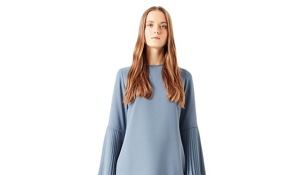 Mizalle / Indıgo Kolları Pliseli Bluz