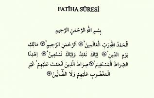 Rüyada Fatiha Suresi Görmek