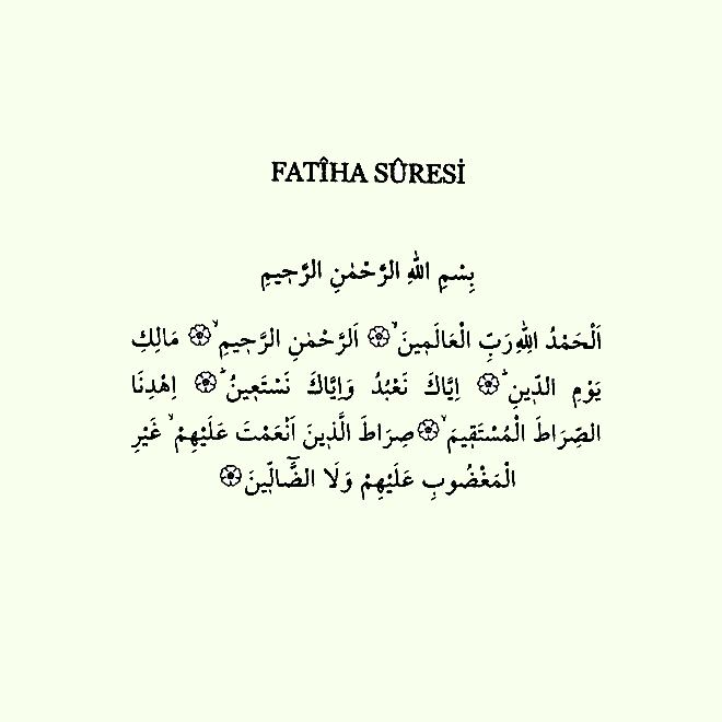 Rüyada Fatiha Suresi Görmek