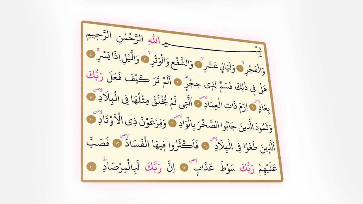 Rüyada Fecr Suresi Görmek