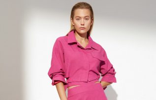 TRENDYOLMİLLA / Fuşya Cepli Ceket