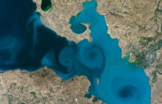 Van Gölü’nün uzaydan çekilen fotoğrafı NASA’nın favorileri arasında