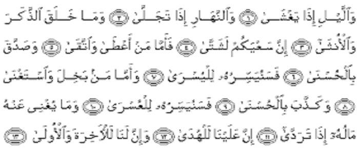 Rüyada Leyl Suresi Görmek