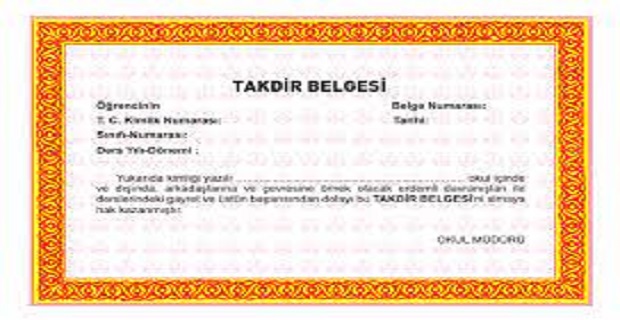 Rüyada Takdir Görmek