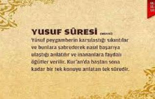 Rüyada Yusuf Suresi Görmek