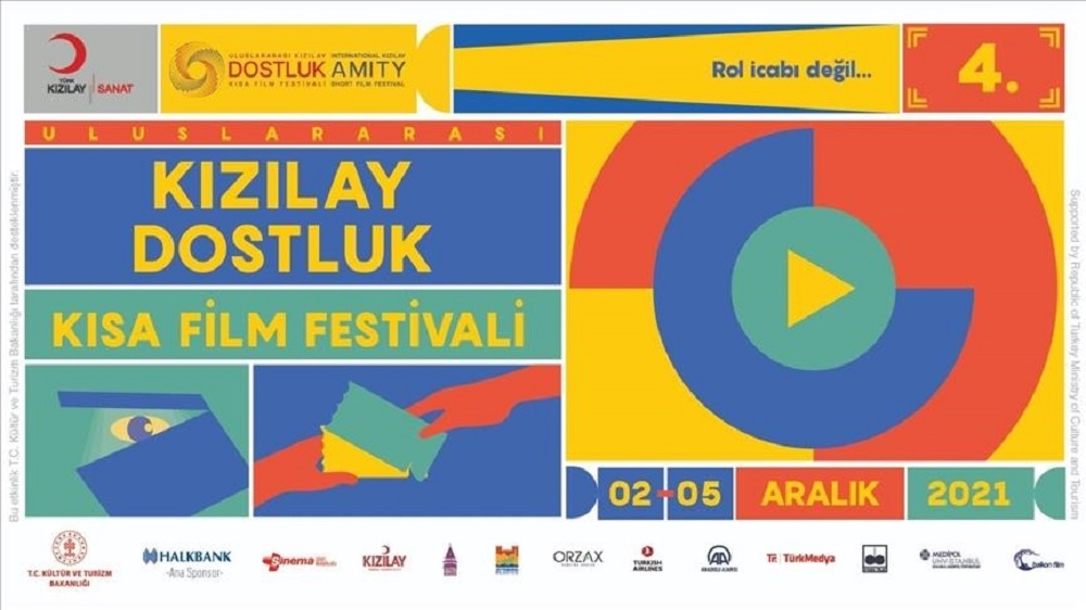 4. Uluslararası Kızılay Dostluk Kısa Film Festivali, çevrim içi olarak yarın başlıyor