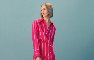 Massimo Dutti / Çizgili Gömlek Elbise