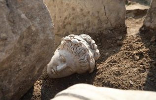 Düzce’deki antik kentte Apollon heykeli gün yüzüne çıkartıldı