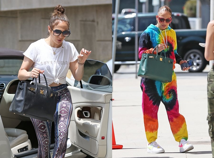 Jennifer Lopez spor şıklığının kaynağı Hermes Birkin çantası  