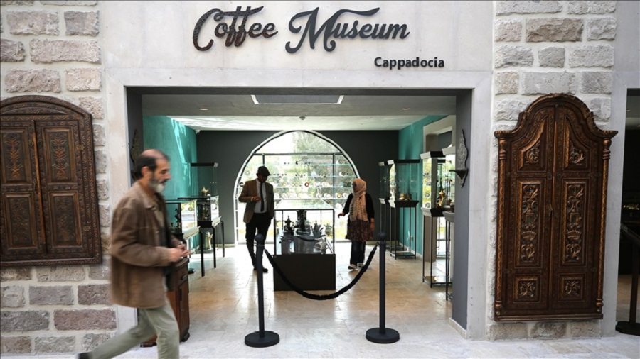 Kapadokya yer alan “Kahve Müzesi” turistlerin ilgisini çekiyor